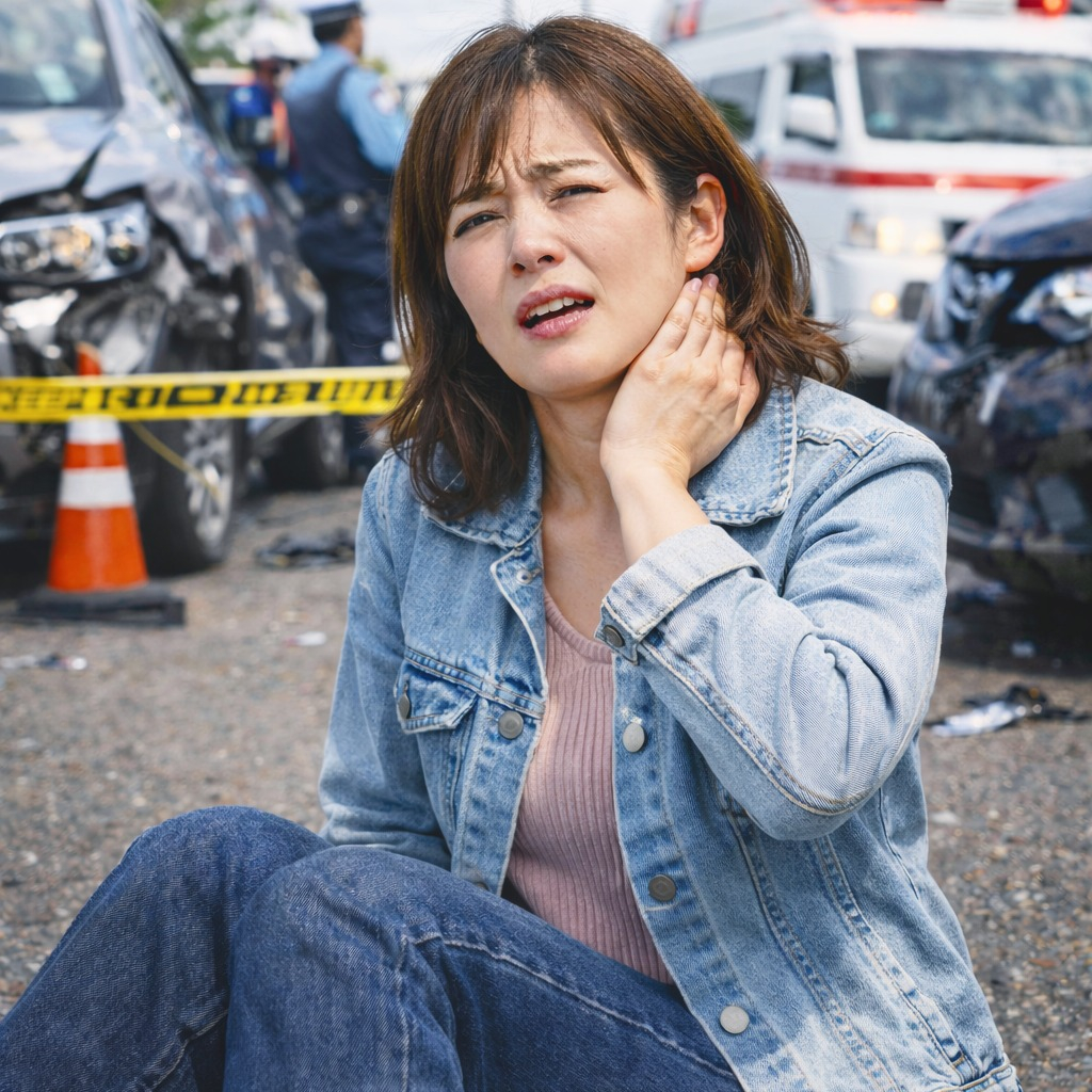 『いずみの治療院』では、交通事故によるむち打ち症状やその他の...